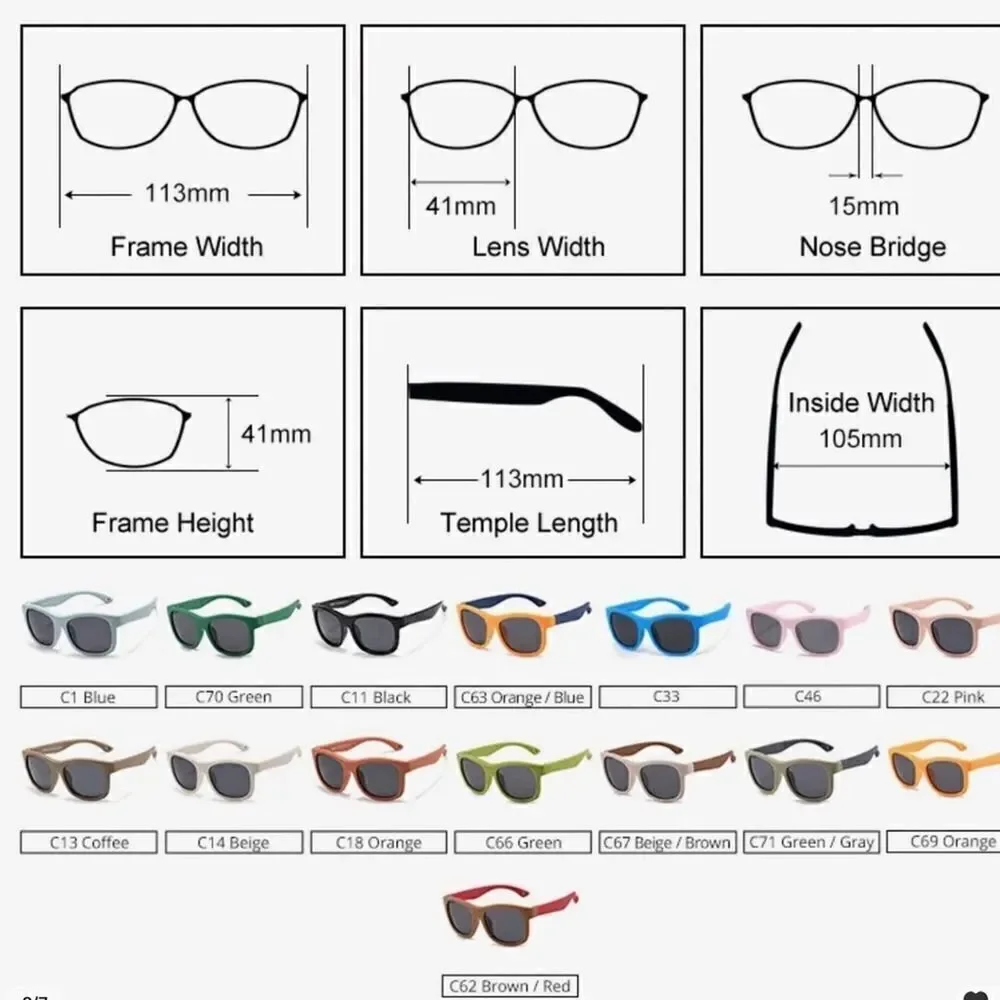 New baby, toddler sunglasses, strap 0-2 years UV400
